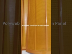 High frequency polyurethane fine screen panel for wet screening and sand screening