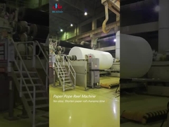 High Speed Horizontal Pneumatic Cylinder Pope Reel For Paper Machine