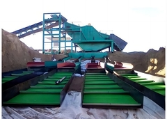 1m X 16m PE Surface blue color gold panning carpet for gold mining