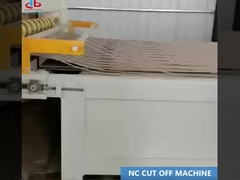 15.5KW Corrugated Cardboard Machine NC Cut Off Helical Knife Machine