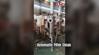 Pneumatic scraping self cleaning filter