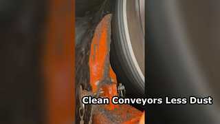 Polyurethane Conveyor Cleaner | Cleaner Mining Conveyors & Less Dust Pollution