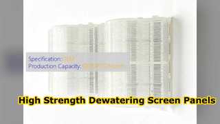 High Strength Polyurethane Dewatering Screen Panels