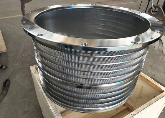 Stainless Steel Hole Or Slot Inflow And Outflow Screen Basket In Pulp Making Pressure Screen