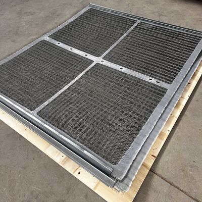 Industrial Wire Grommet Screen PU Edge 46-76.4% Open Area SS304/316