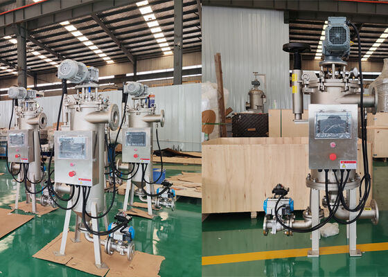 Fully Automated Scraping Self-Cleaning Filter Housing