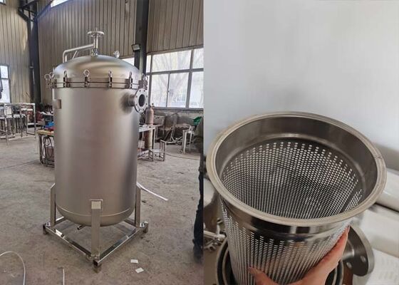 High Precision Filtration Industrial Fast Open Bag Filter
