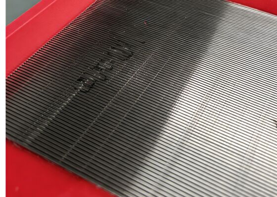 Wear Resistant Polyurethane Edging Stainless Steel 316L Wedge Wire Screen Panel for Coal Dewatering