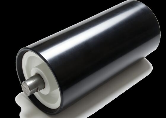 Rubber Disc Conveyor Roller Yellow Ring Wet Sand Conveyor Supporting System