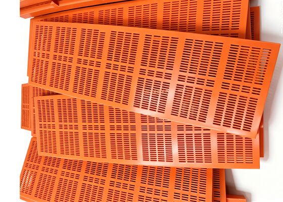 Modular PU Screen Panel with Pin and Sleeve Fastening for Quarrying