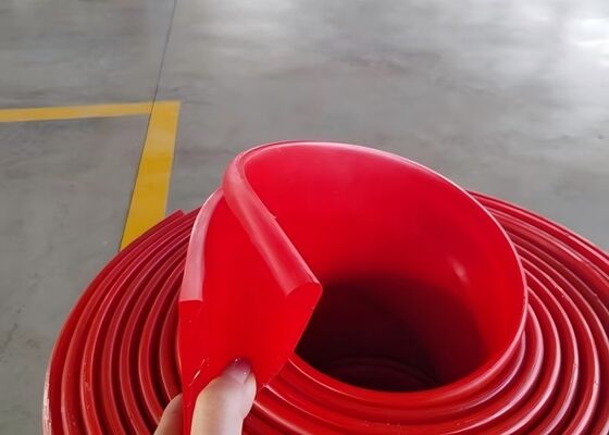 Polyurethane Conveyor Belt Sealing Strip Black PU Heavy Duty Quarry Conveyor Use