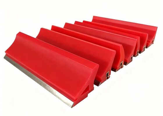 Heavy Duty Conveyor Belt Cleaner PU Scraper Long Lasting Blade Quarry Industry Use