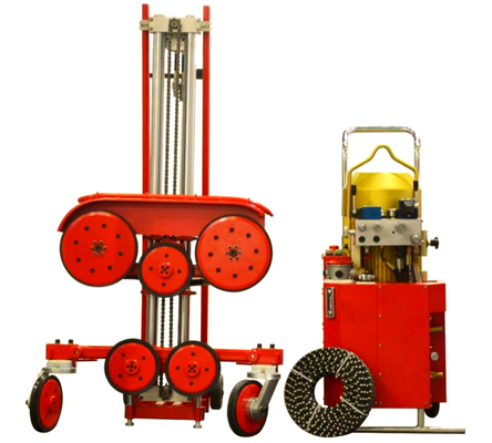 Hydraulic Wire Saw Machine for Reinforced Concrete Cutting in Narrow Spaces
