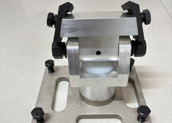Heavy Duty Multi Track Compatible Adjustable Wall Saw Rail Support - Swivel Base