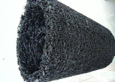 Geocomposite Drain Plastic Blind Ditch PP Material Black Color Lightweight Circular Shape