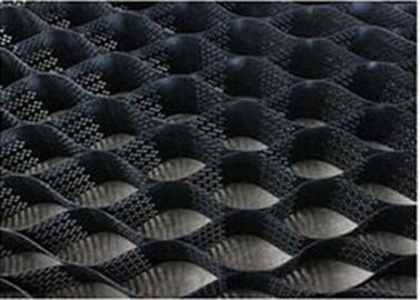 Black Color Hdpe Geocell Virgin Plastic Honeycomb Shape For Parking Lot