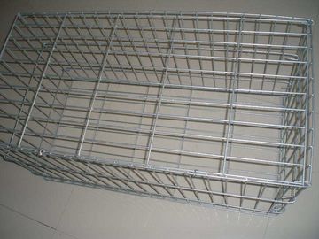 Hot Dipped Galvanized Welded Gabion Box , Welded Gabion Baskets For Environment Protection