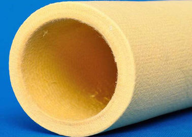 Yellow Color Kevlar Fabric roll Roller 8mm Thickness Corrosion Resistance