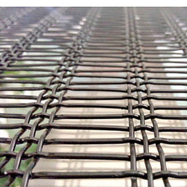 Poly Ripple Rectangular Shape Aperture Vibrating Screen Wire Mesh