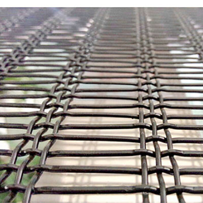 Poly Ripple Rectangular Shape Aperture Vibrating Screen Wire Mesh with Minimum 3mm Aperture for Mine and Quarry