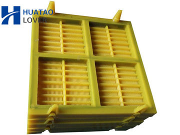 Orange Low Error Polyurethane Dewatering Screen 0.125mm For Mining