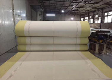 Woven Corrugated Cotton Conveyor Belt with Flocking Seam 1000 - 3200mm Width For Tracking Section