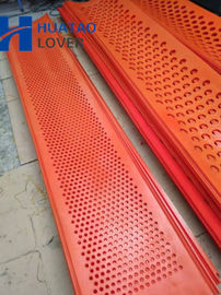 305mm Square Hole  Red Color Polyurethane Flip Flop Screen Mesh For Coal Screening