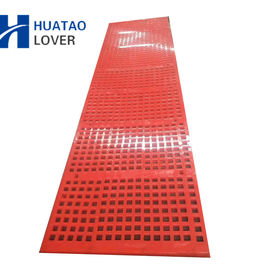 5mm - 50mm customized red aperture polyurethane screen panels