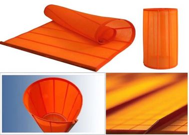 1040mm*700mm poly urethane fine vibrating screen cloth with red color