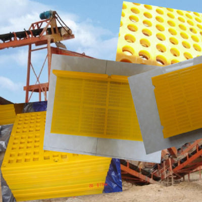 Polyurethane Rubber Linear Vibrating Screen Mesh Sieve Plates