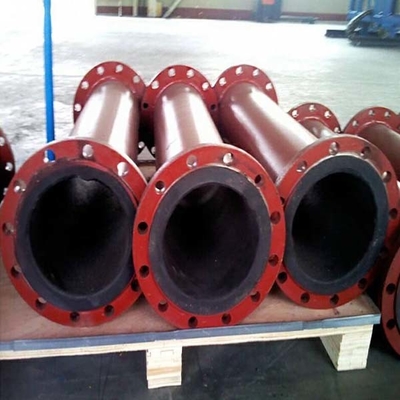 Polyurethane Rubber Lining Pipe Hot Pressing Molding