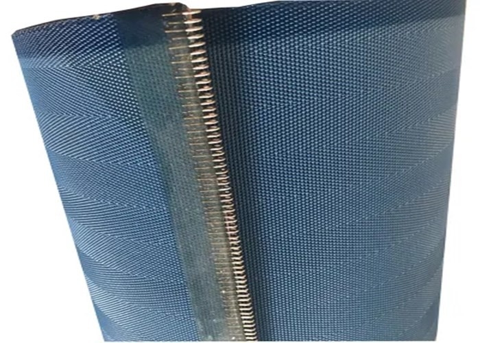 High Air Permeability Polyester Filter Belt Black Anti Alkali For