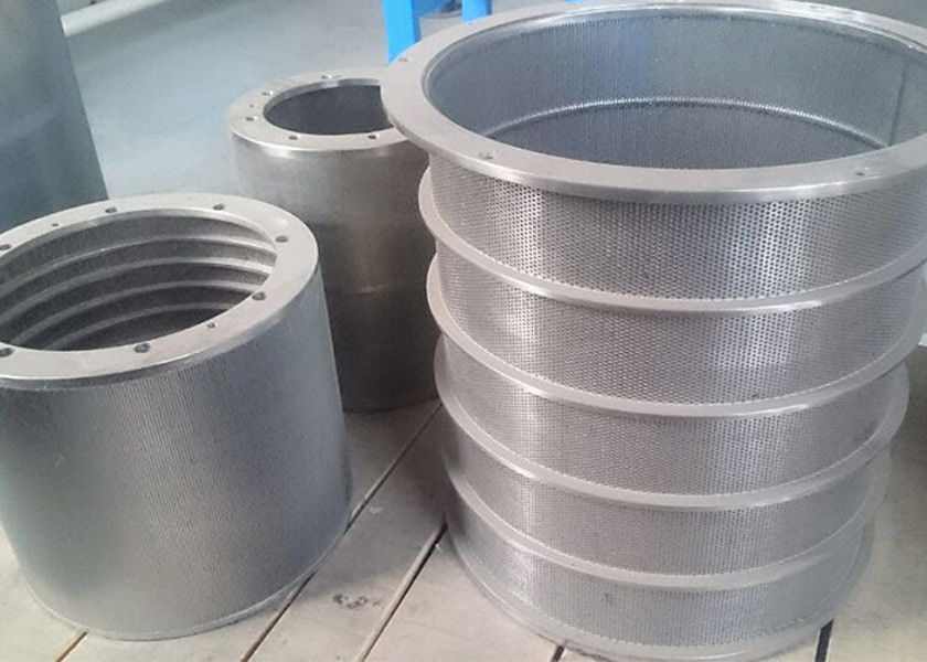 Pressure Screen Basket With Slotted Wedge Or Hole Type For Screening