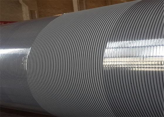 Grooved Press Roll Paper Machine Parts Grooved Roller For Papermaking