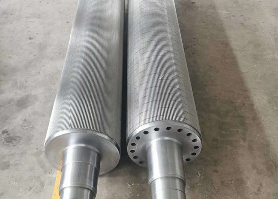 Single Facer Tungsten Carbide Roller For Corrugated Cardboard Line