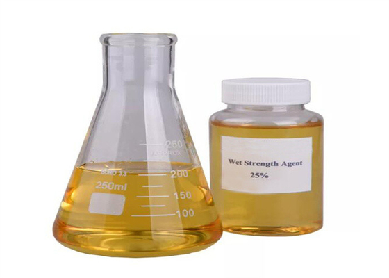 pH 4-7 Light Yellow Wet Strength Agent For Paper Production Chemicals