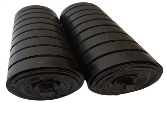 89-219mm Diameter Impact Idler Roller Carbon Steel Material For Belt Conveyor