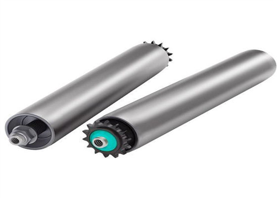 Galvanized Steel Conveyor Idler Roller Low Noise Multi Labyrinth Seal For Mining