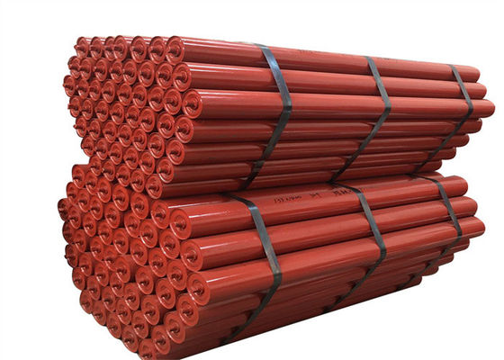 Galvanized Steel Conveyor Idler Roller Low Noise Multi Labyrinth Seal For Mining