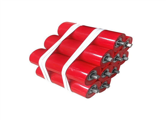 HDPE Conveyor Roller Lightweight Corrosion Resistant Multi Labyrinth Seal for Mining