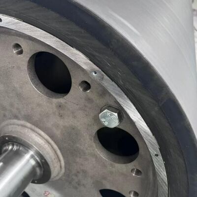 Light Weight Carbon Fiber Slitter Nip Roller with 60-80 Shore A Hardness for High Speed Plastic Film Slitting Up to 2000m/min