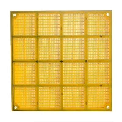 40mm Yellow Polyurethane Screen Mat for Mining with 1.5mm Wire Diameter