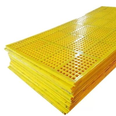 40mm Thickness Polyurethane Screen Mat with 0.1mm Slot Tolerances and High Wear Resistance for Mining Applications