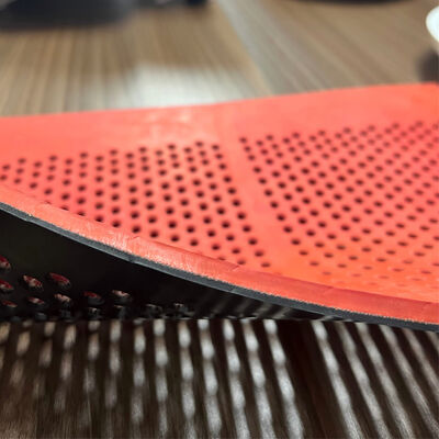 8mm Anti-Clog Rubber Screen Mat with Rectangular Holes for Dry Wet Screening