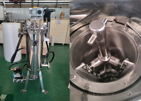 Polishing Self-Cleaning Internal Scraper Filter Housing For Soymilk Filtration