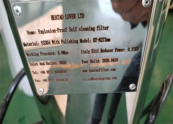 Stainless Steel Automatic Self-Cleaning Filter Housing For Filtration Wine