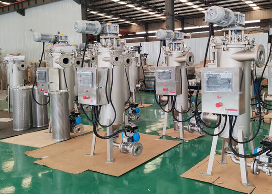 Scraper Mechanism Type Self Cleaning Filter Housing