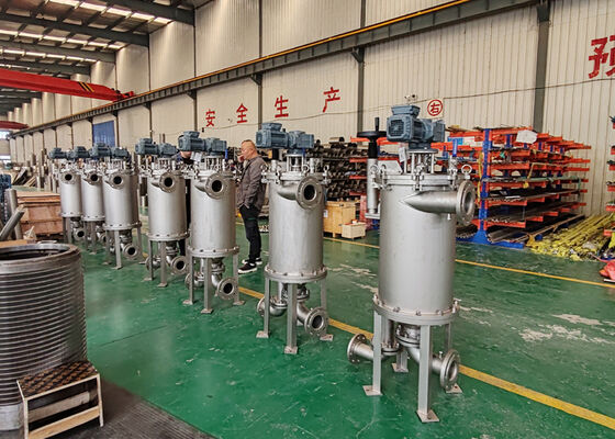 Stainless Steel Automatic Self-Cleaning External Scraper Filter