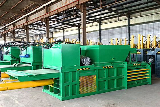 Waste Paper Hydraulic Baler Machine With High Pressure Of 140 Tons