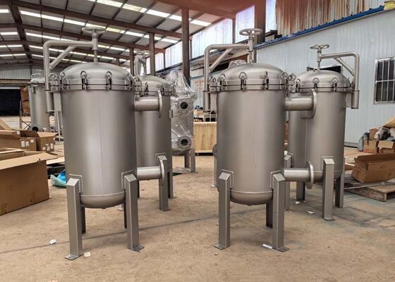 25 Micron Bag Filters 304/316L Stainless Steel Multi Bags Filter